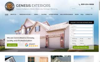Genesis Exteriors website