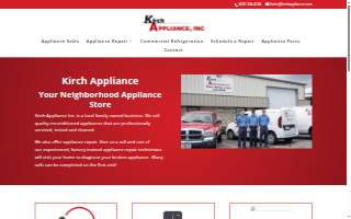 Kirch Appliance Inc of Madison website