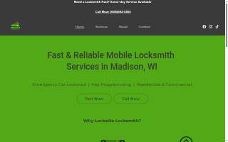 Lockzilla Locksmith of Madison website