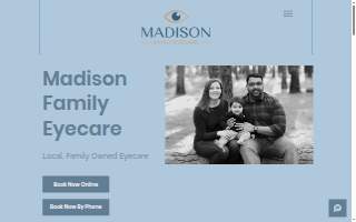 Madison Family Eyecare website