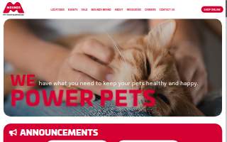Mounds Pet Food Warehouse of Madison website