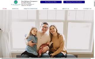 Pure Wellness Chiropractic website