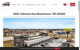 Club Car Wash of Manitowoc website