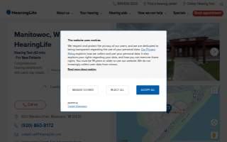 HearingLife of Manitowoc WI website