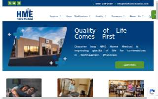 HME Home Medical website
