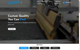 Lakeshore Screen Printing & Embroidery website