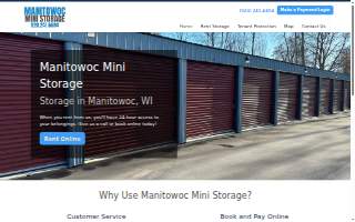 Manitowoc Mini Storage website