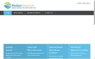 Radon Reduction Specialists website