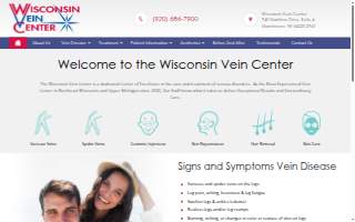 Wisconsin Vein Center website