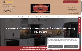 Bay Custom Cabinets LLC website