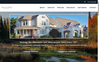 Hansen-Onion-Martell Funeral Home website