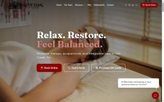 Live Oak Health - Marinette website