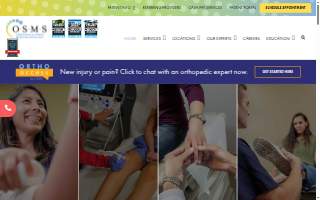 OSMS - Orthopedic & Sports Medicine Specialists website