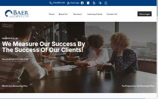 Baer Accounting & Tax website