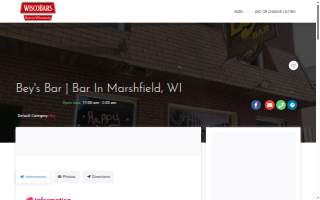 Bey’s Bar website