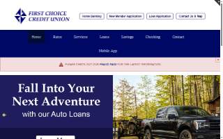 First Choice Credit Union website