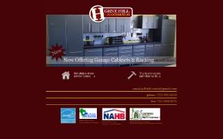 Gene Hill Construction website
