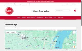 Hiller's True Value website