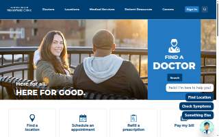 Marshfield Clinic Wausau Center-Pediatrics website