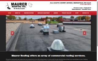 Maurer's Roofing website