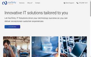 Norfinity IT Solutions website