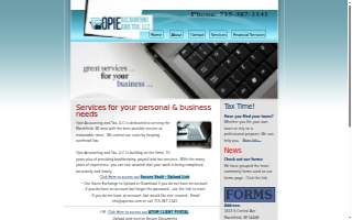 Opie Accounting and Tax LLC website