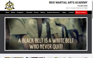 Reis' Martial Arts Academy website