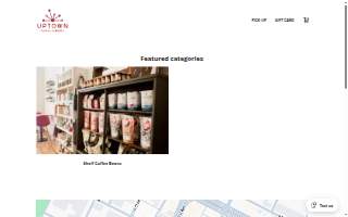 Uptown Coffee Company website