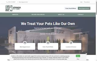Appanasha Pet Clinic of Menasha website