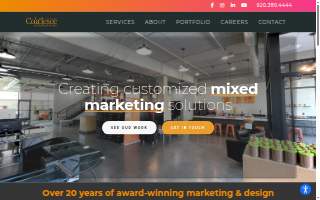 Coalesce Marketing & Design website