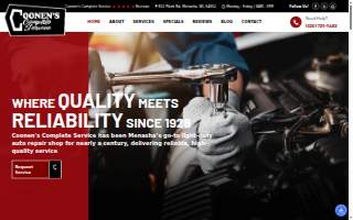Coonen's Complete Service website