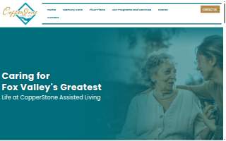 CopperStone Assisted Living & Memory Care website