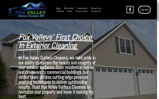 Fox Valley Surface Cleaners website