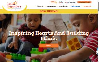 Little Inspirations Childcare Center website