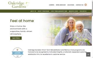 Oakridge Gardens Nursing Center, Inc. website