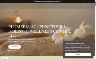 Plumeria Acupuncture and Holistic Wellness Center, LLC website