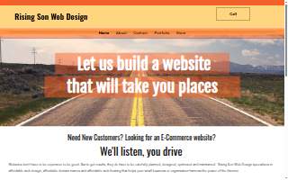 Rising Son Web Design website