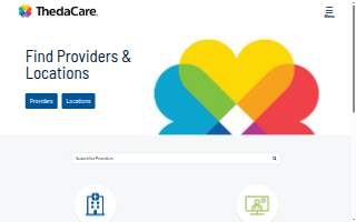 ThedaCare Behavioral Health-Menasha website