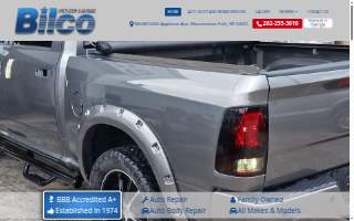 Bilco Auto Body Inc website