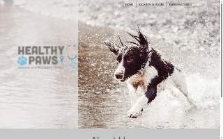 Healthy Paws Animal Clinic website