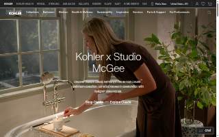 KOHLER LuxStone Showers website