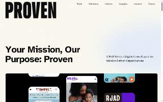 Proven Solutions Consulting, LLC website