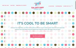 Smart Cow Yogurt Bar website