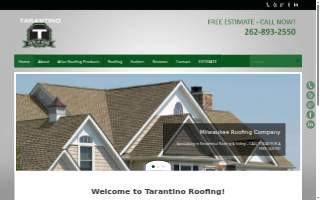 Tarantino Roofing LLC website