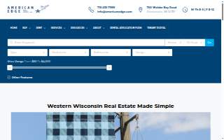 American Edge Real Estate website