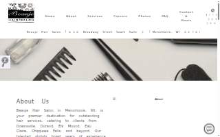 Beauje Hair Salon website
