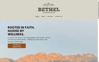 Bethel Chiropractic website