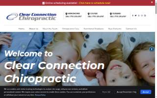 Clear Connection Chiropractic website