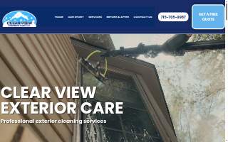Clear View Exterior Care website