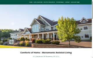 Comforts of Home Menomonie Advanced Memory Care website